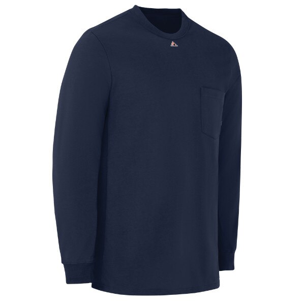 Bulwark Long Sleeve FR Shirt in Navy